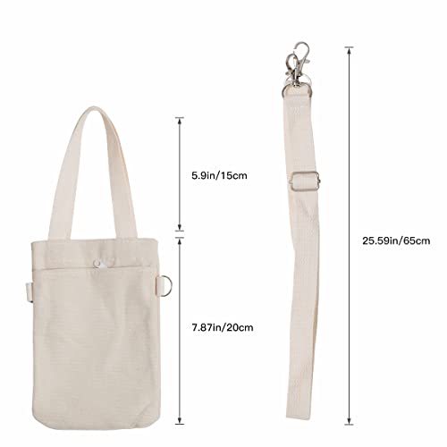 Insulated Water Bottle Carrier Bag - Portable Tote with Handle