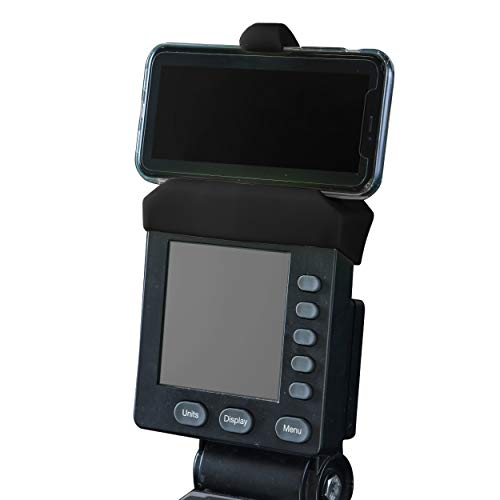 Silicone Phone Holder for Concept 2 PM5 Monitors - Black