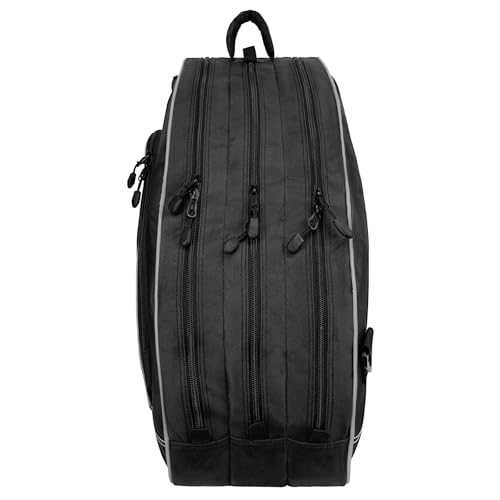 Ice Skate Bag - Large Capacity Roller Skate Bag with Adjustable Strap - Black