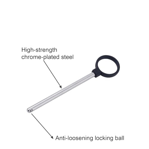 Ring Shaped Weight Stack Pin - 3/8in Diameter for Home Gym
