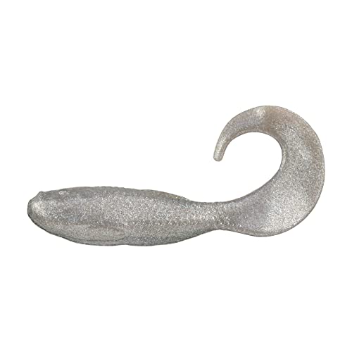 Saltwater Swimming Mullet Soft Bait - Green Chrome / 4"