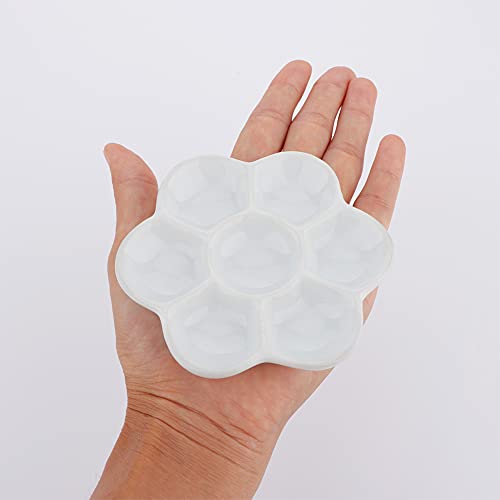 Ceramic Food Dish for Hermit Crabs - 2 Pcs with 7 Compartments