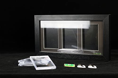 Bivitre 3-Piece Magnetic Card Display Frame with UV Protection for Trading Cards