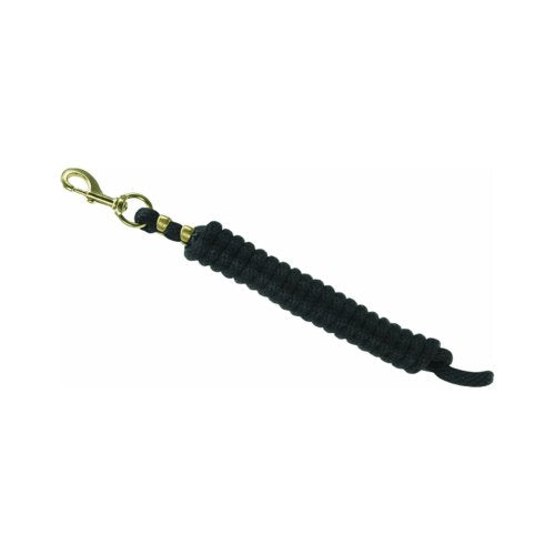 Weaver Equine Poly Horse Lead Rope 5/8 in x 10 ft Hunter Green Brass Snap