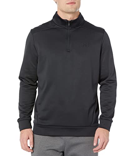 Under Armour Men's Armourfleece 1/4 Zip, Medium Black