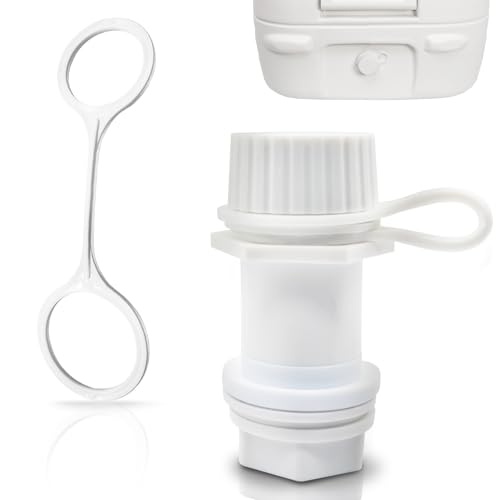 Threaded Drain Plug Replacement with Tethered Cap for Igloo Coolers