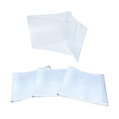Mahjong Card Sleeves - Protective Covers for NMJL Large Cards (4-Pack)