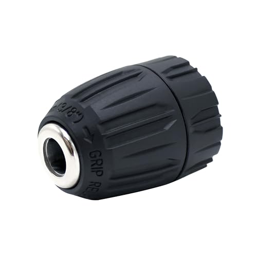 HFS(R) Keyless Drill Chuck for 3/8" Drill with 24 UNF Thread Mount Shaft 0.8-10mm Capacity
