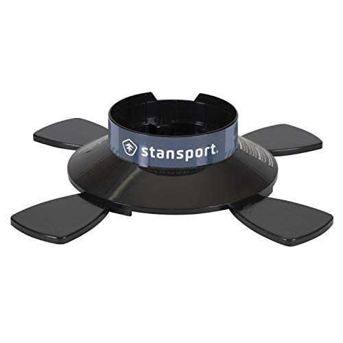 Stansport Propane Cylinder Base Replacement for Camping & Backpacking, Black