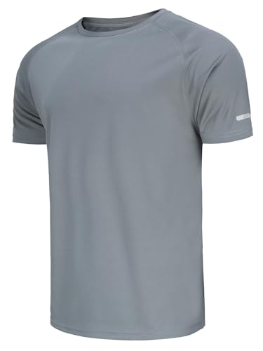 Men's Quick Dry Sports T-Shirt for Running - Small / Z Grey