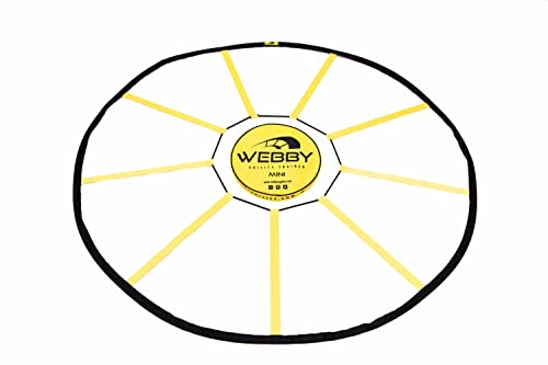 Mini Circular Agility Ladder for Reactive Footwork Training - Webby Agility Trainer