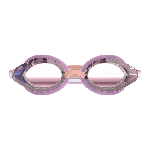 Speedo Women’s Vanquisher 3.0 Mirrored Swim Goggles - Blue/Gray, Anti-Fog UV Protection
