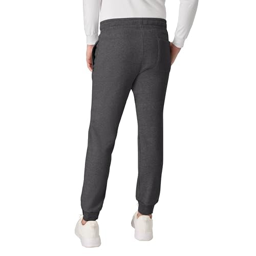 Hanes Men's EcoSmart Fleece Joggers Large Smoke Gray 30.5" Lounge Pants