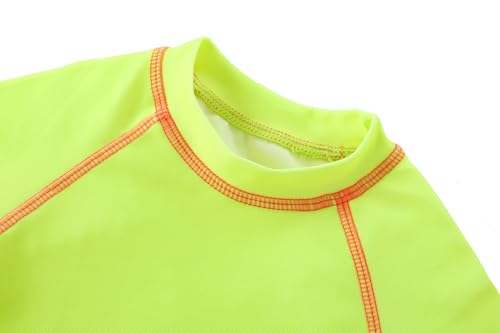 YAGATA Toddler Boys Green 2-Piece Swim Set with Rash Guard - 5-6 Years