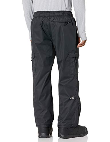 Arctix Men's Sentinel Snow Pants Regular Medium 32in Inseam Black Fleece-Lined Cargo