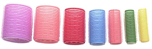 Self-Grip Hair Rollers - 11/16 Inch, Green - 7 Pack