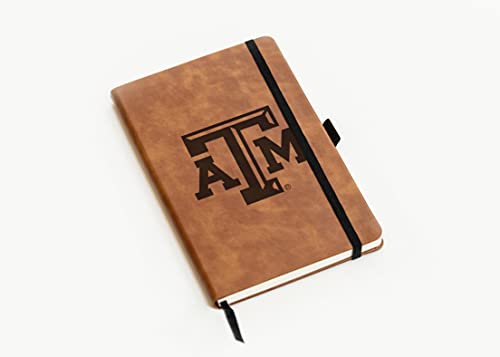 Texas A&M Aggies Laser Engraved Notepad - Brown