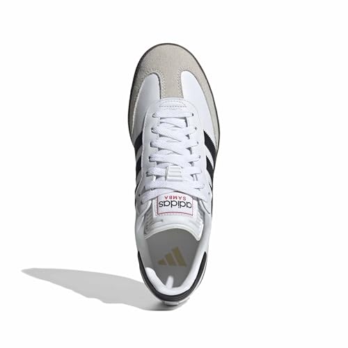 Adidas Samba Indoor Soccer Shoes - White/Black/Vivid Red - Size 8 Women/7 Men