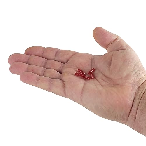 PowerBait Power Wigglers Soft Plastic Fishing Bait - Red Wiggler