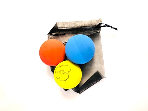 Durable Color Rubber Handballs - 3 Count, 2 1/4-Inch