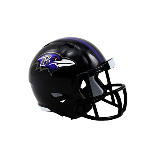 Baltimore Ravens Mini Football Helmet - Riddell Speed Pocket Pro