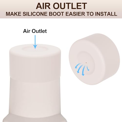 Silicone Boot Sleeve Cover for Stanley Quencher H2.0 & IceFlow - Rose Quartz