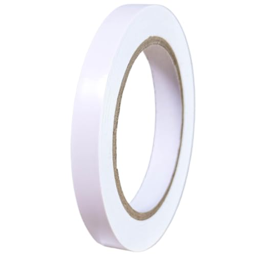 Floor Marking Tape - No Residue Vinyl for Gym, Office, Home - White, 1/2" x 36 Yds