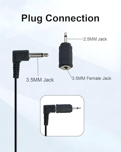Car Microphone with 2.5mm Adapter - Omnidirectional, 3m Cable