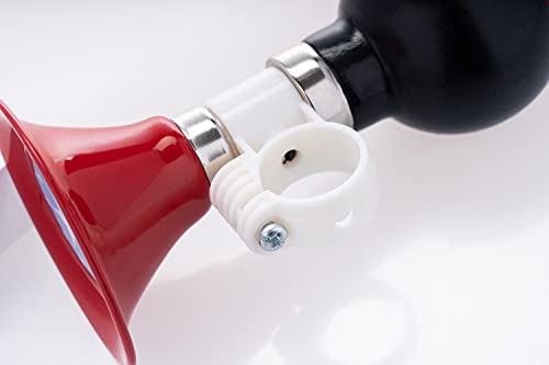 Kids Bike Horn Bell - Black & Red, Easy to Install