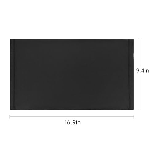 Winter Knitted Neck Gaiter for Men & Women - Black, 1 Pack Ice Silk