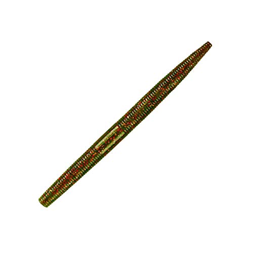 Soft Plastic Worm Lure - Watermelon Copper/Red Flake - 5"