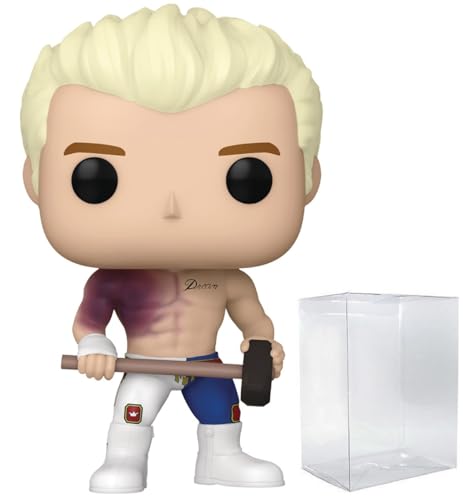 Funko WWE Cody Rhodes Pop! Vinyl Figure with Display Box & Protector, 3.75 Inch Collectible
