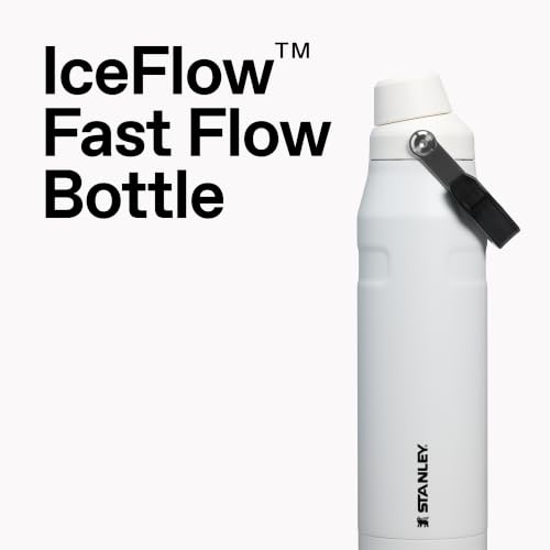 Stanley IceFlow Fast Flow Water Bottle 16oz Rose Quartz Leakproof & Insulated