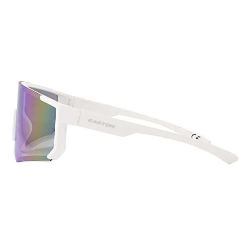 Easton Hype Shield Sports Sunglasses 128mm White - Athletic Eye Protection