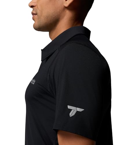 Columbia Men's Diamond Peak Pro Polo X-Large Black Active Fit UV-Blocking