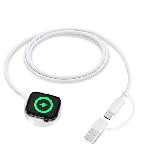 EGK USB-C Magnetic Charger for Apple Watch [MFi Certified]
