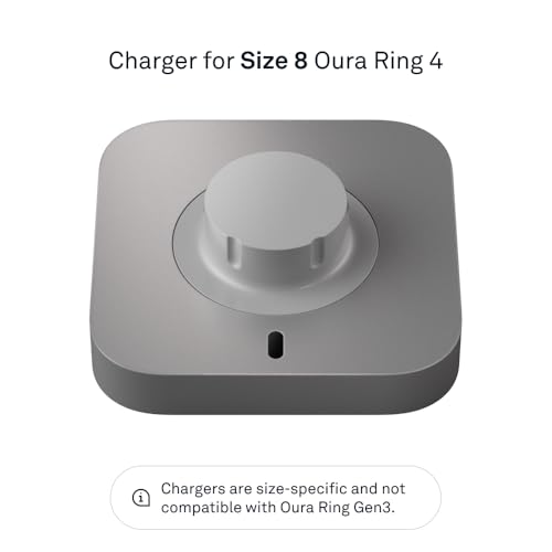 Oura Ring 4 Charger - Size 8 USB-C Charging Dock & Cable