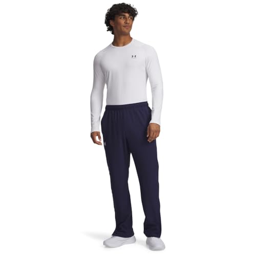 Under Armour Men's Hockey Warm Up Pants XL Midnight Navy & White Water-Resistant