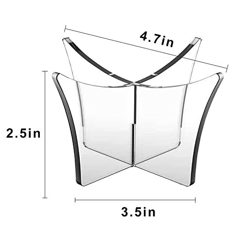 Clear Acrylic Ball Display Stand for Basketball, Football & Volleyball - 1 PC