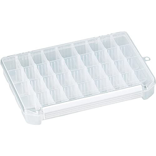 Meiho C1200ND Deep Clear Storage Case with Dividers, 10x7.5x1.6 Inch