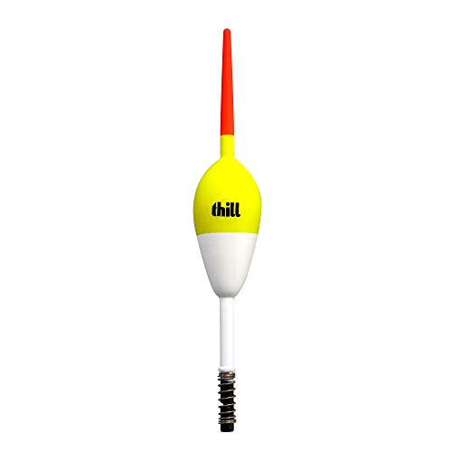 Balsa Wood Fishing Float - Spring Clip-On 1-Inch Oval (2-Pack)