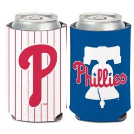 Philadelphia Phillies Can Cooler - 12 oz Foam Insulation
