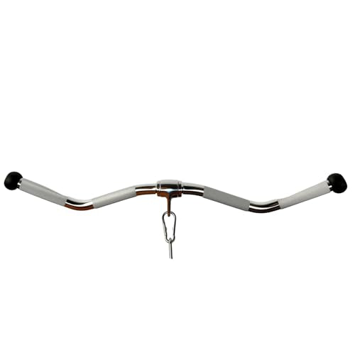 qibylift 29 Inch Chrome Lat Pull Down Bar with Rotating Swivel & Thick Handle