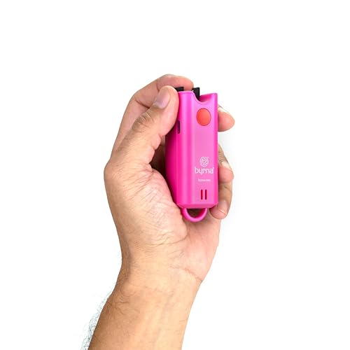 Byrna Duo | Rechargeable Personal Safety Alarm + Pepper Spray | Compact Self-Defense Tool with Replaceable Canisters, Portable Safety for On-The-Go
