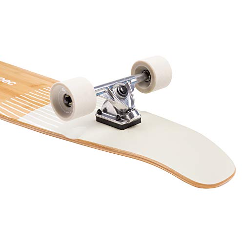 44in Bamboo & Maple Longboard Skateboard - Mojave Stripes Cruiser