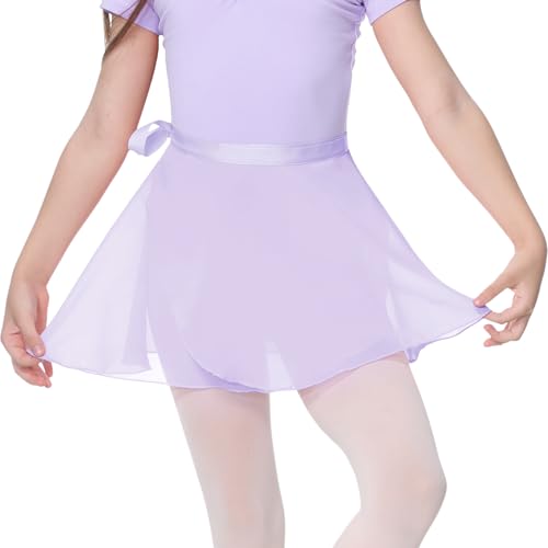 Girls Ballet Skirt - Adult Dance Skirt Ballerina Outfit - Lilac, 3-5 Years