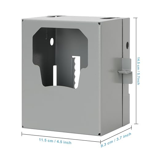 Metal Security Box for Moultrie Edge Trail Camera - Weatherproof, Anti-Theft Steel Enclosure