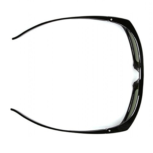 Pyramex Emerge Full Reader Safety Glasses SB7910D20 (3 Pair) (+2.0 Lens, Black Frame/Clear Lens)