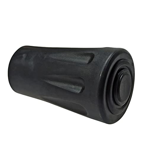 8-Piece Trekking Pole Tips - Durable Rubber Feet for Hiking