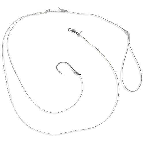 Blackfish Tautog Hook Rig - 3/0 BKK Hook, 60lb Mono - 1 Pack